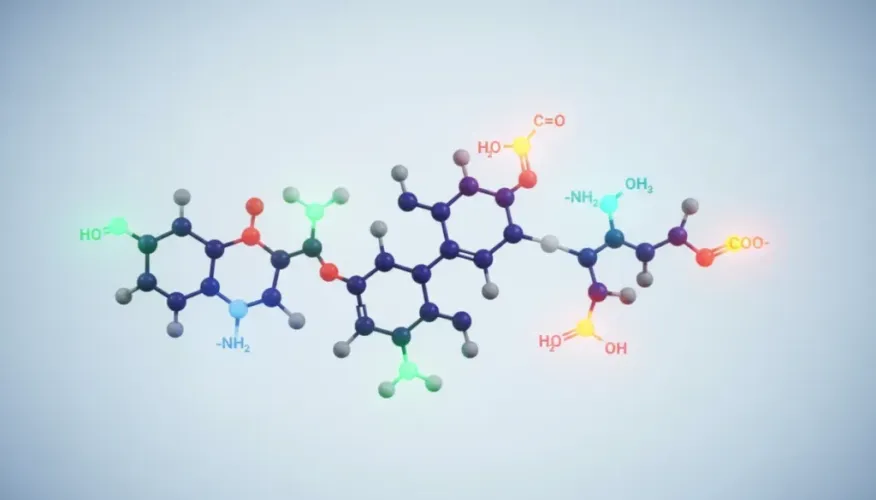 Common functional groups in organic molecules